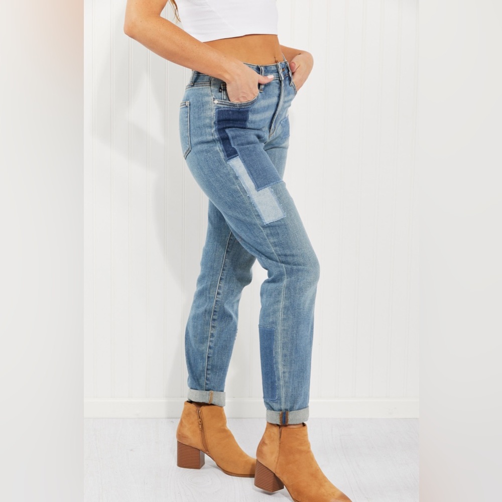 Patch Boyfriend Jeans